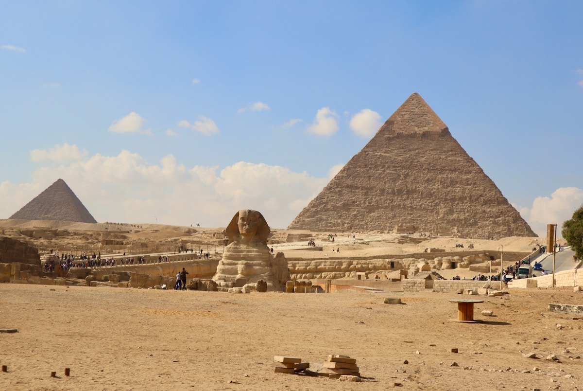 Pyramids of Giza and the Sphinx, Egypt